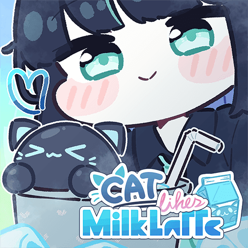 Cat Likes MilkLatte